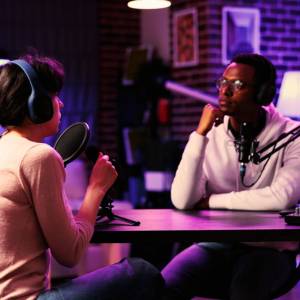 Podcast recording and editing studio Bramley, Johannesburg